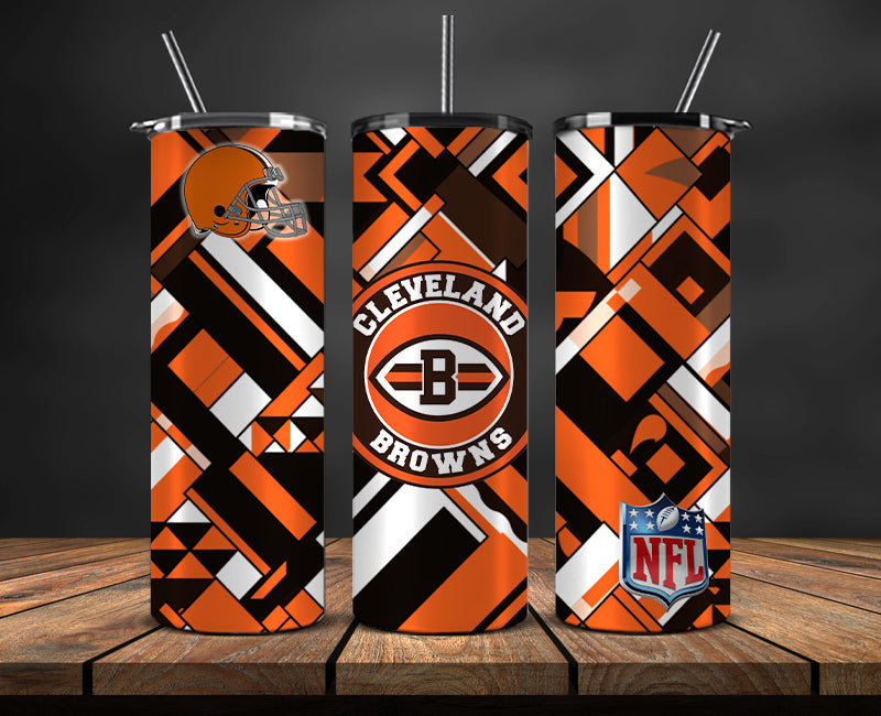 Cleveland Browns Tumbler, Browns Logo Tumbler 20oz ,NFL Season 2023 LUF- 169