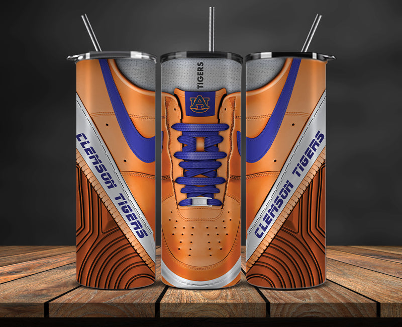 Clemson Tigers Sneaker Tumbler Wrap , College Sneaker Tumbler Wrap 16