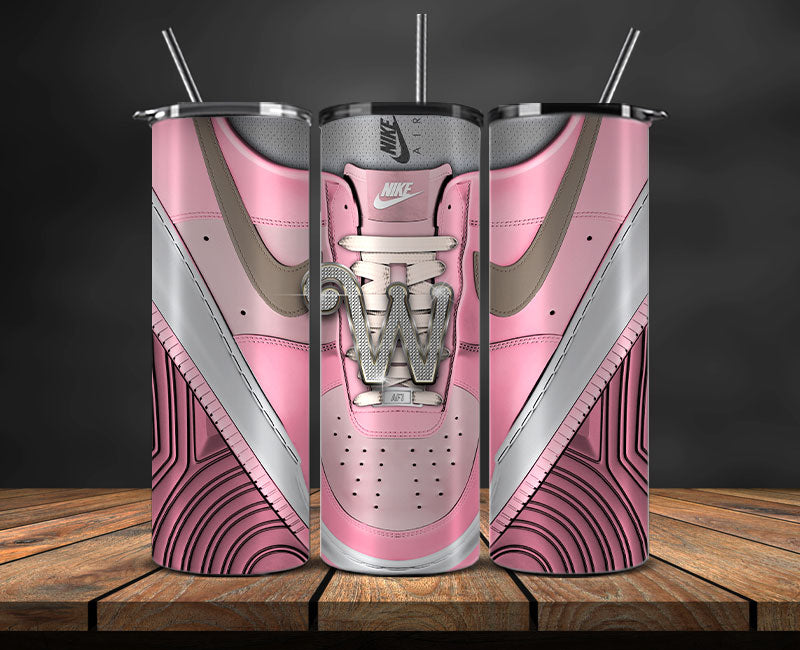 Alphabet Sneaker Tumbler Wrap ,Pink Diamond Sneaker Tumbler Wrap 16
