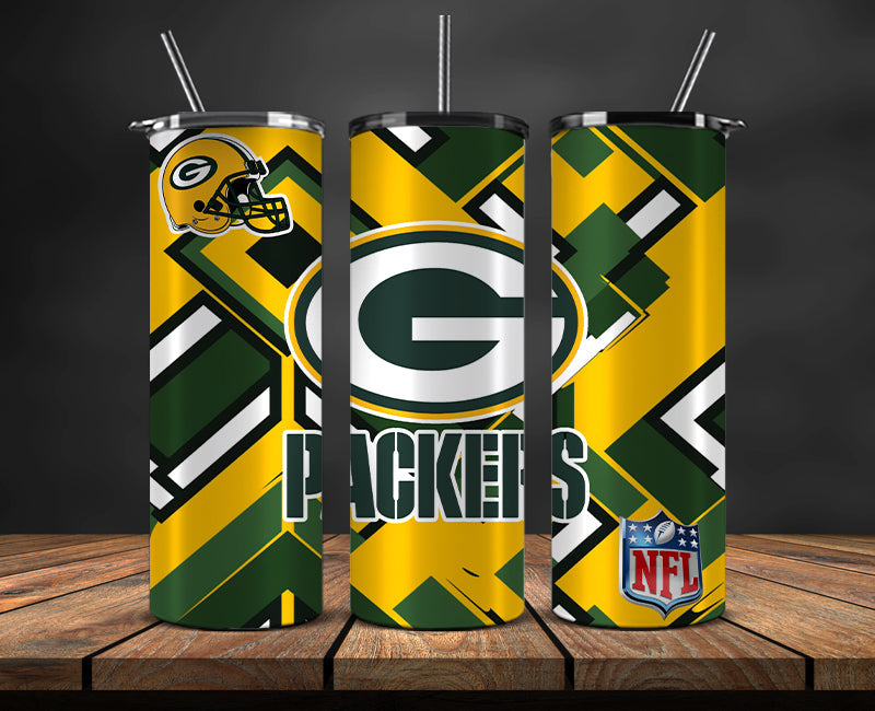 Green Bay Packers Tumbler, Packers Logo Tumbler 20oz ,NFL Season 2023 LUD- 173