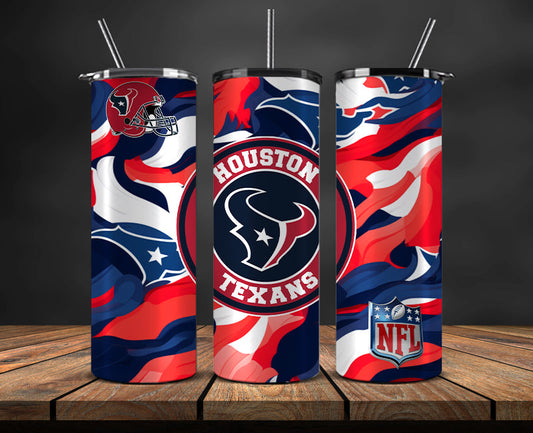 Houston Texans Tumbler, Texans Logo Tumbler 20oz ,NFL Season 2023 LUD- 175