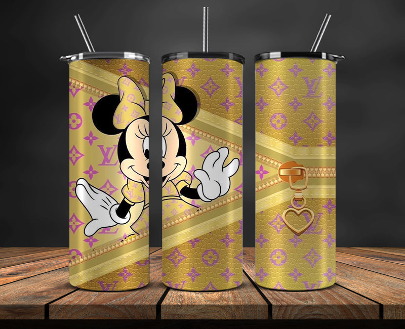 Mickey Logo Fashion Tumbler 20oz, Brand Logo Tumbler Lux- 17