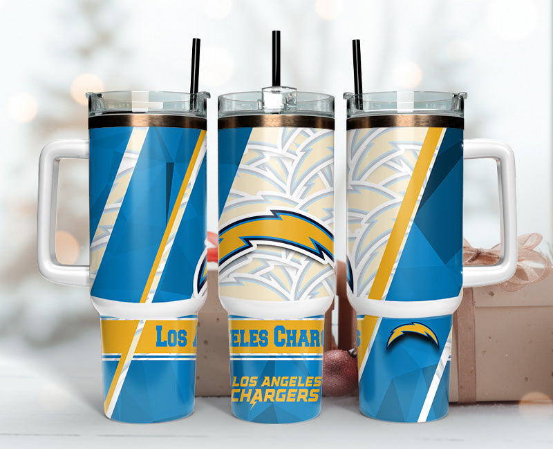 Los Angeles Chargers 40oz Tumbler,NFL Tumbler 40oz , 40oz Tumbler Sublimation Png , 40oz Tumbler Wrap 83