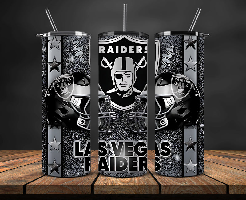 Las Vegas Raiders 20oz Mascot Stainless Steel Tumbler