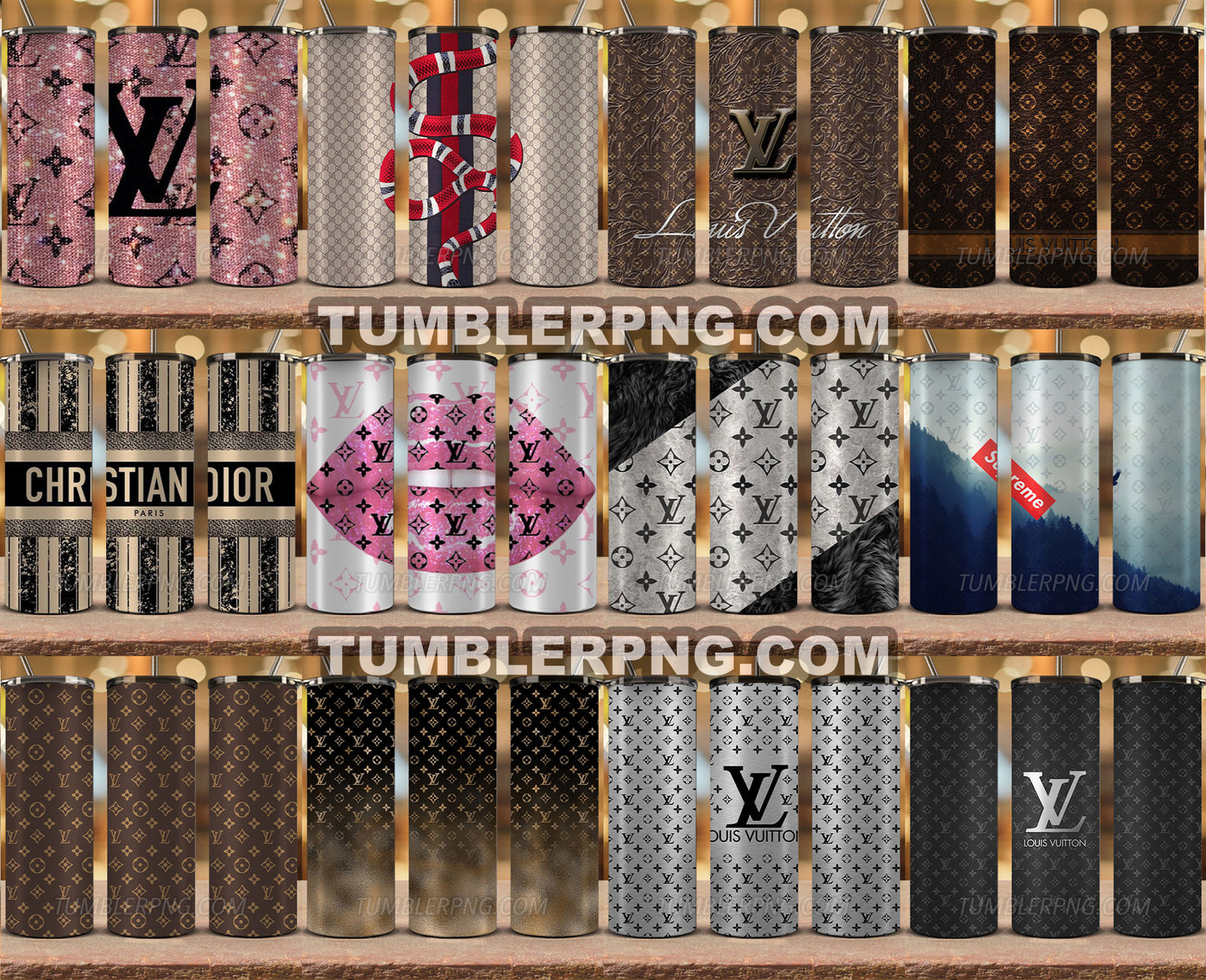 64+ Tumbler Wraps 20 oz, Fashion Luxury Logo Tumbler Wrap Png Bundle, Logo Brand Tumbler , 20oz Skinny , Tumbler Wrap Bundle Designs 186