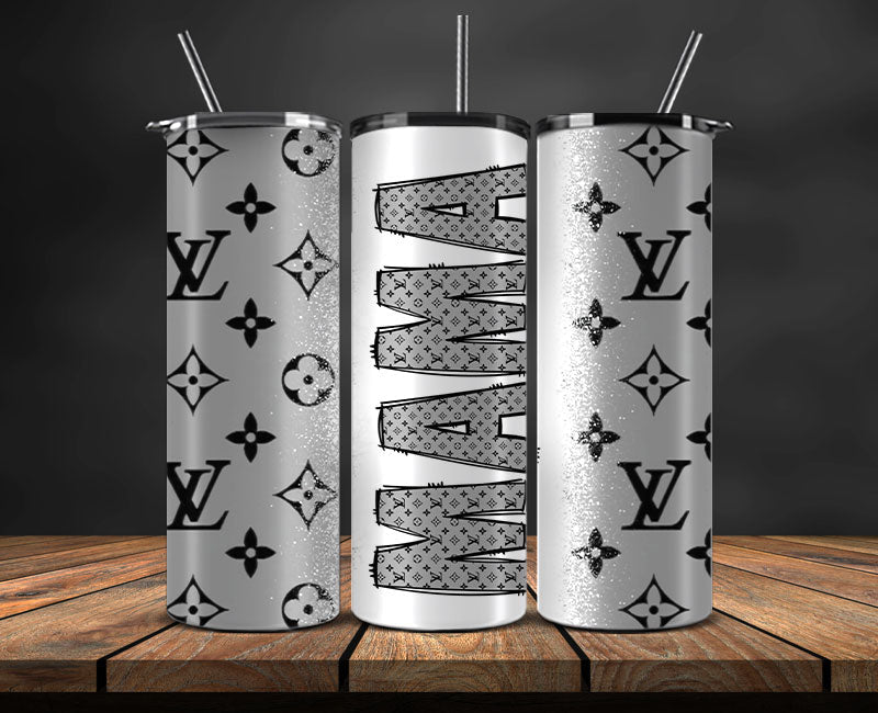 LV Tumbler Wrap, Lv Tumbler Png, Lv Logo , Luxury Tumbler Wraps, Logo Fashion Design 18