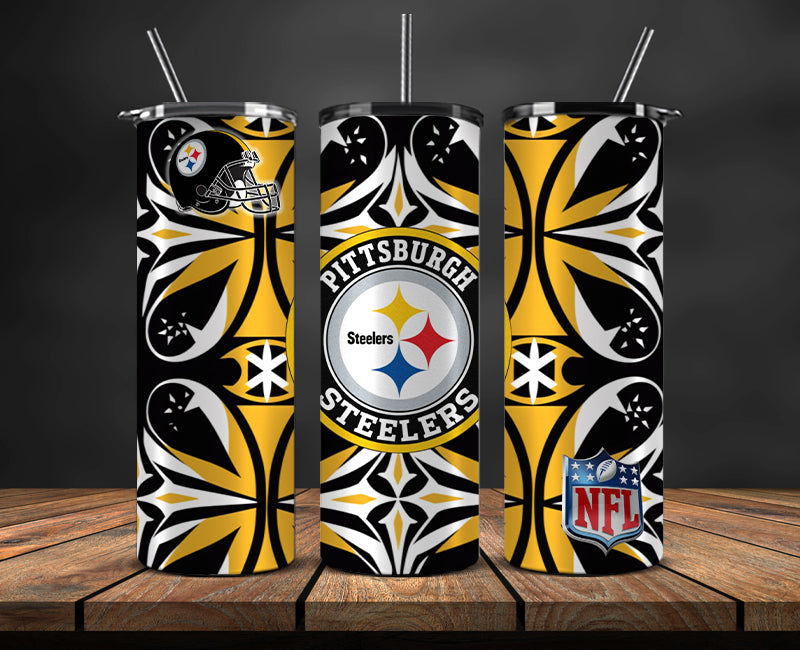 Pittsburgh Steelers Tumbler,Steelers Logo Tumbler 20oz ,NFL Season 2023 LUD- 192