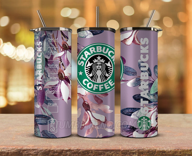 Starbucks Tumbler Png, Starbucks Glitter Sublimation, Skinny Tumbler 20oz, Skinny Starbucks 19