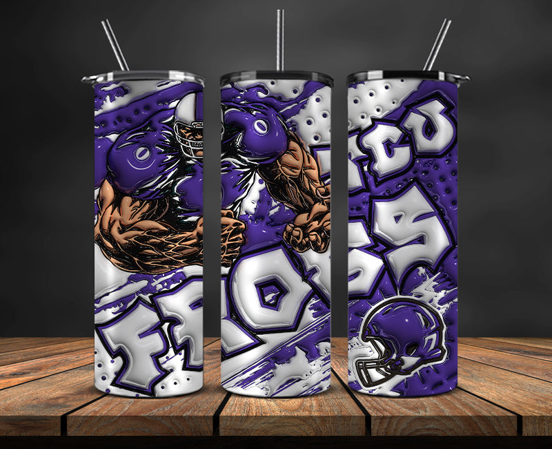 Football Mascot Colleges 3D Tumbler Skinny , Football Tumbler Png ,Nfl Png 19