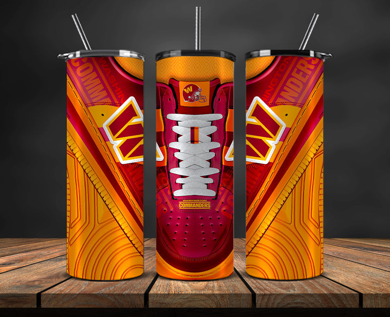 Washington Commanders Tumbler Wrap, NFL Sneaker Tumbler Wrap 19