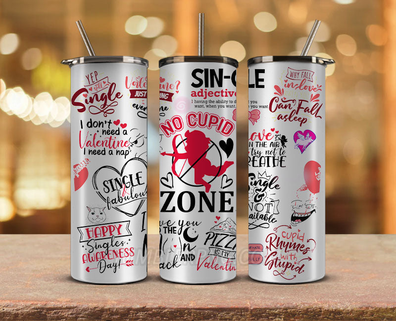 Valentine Tumbler PNG, Valentines Day Tumbler Wrap PNG , Valentine Tumbler 19