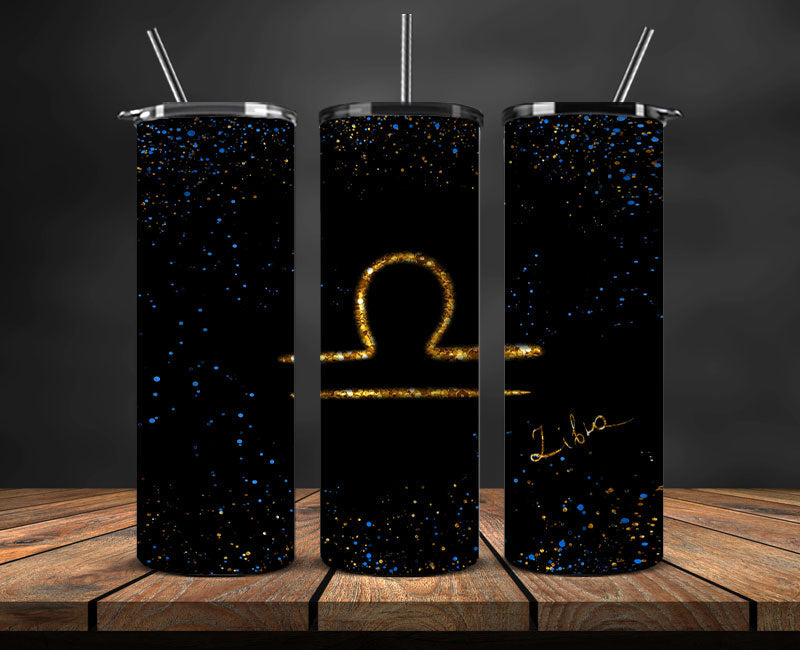 Zodiac Skinny Tumbler , Zodiac Tumbler Wrap Template 19