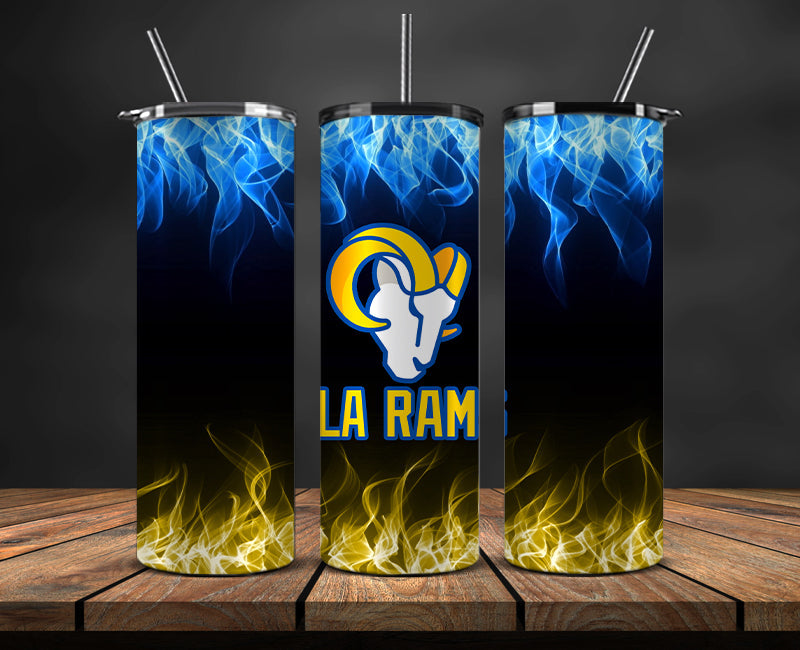 Rams Tumbler Wrap ,Tumbler 20oz with fire effect 19