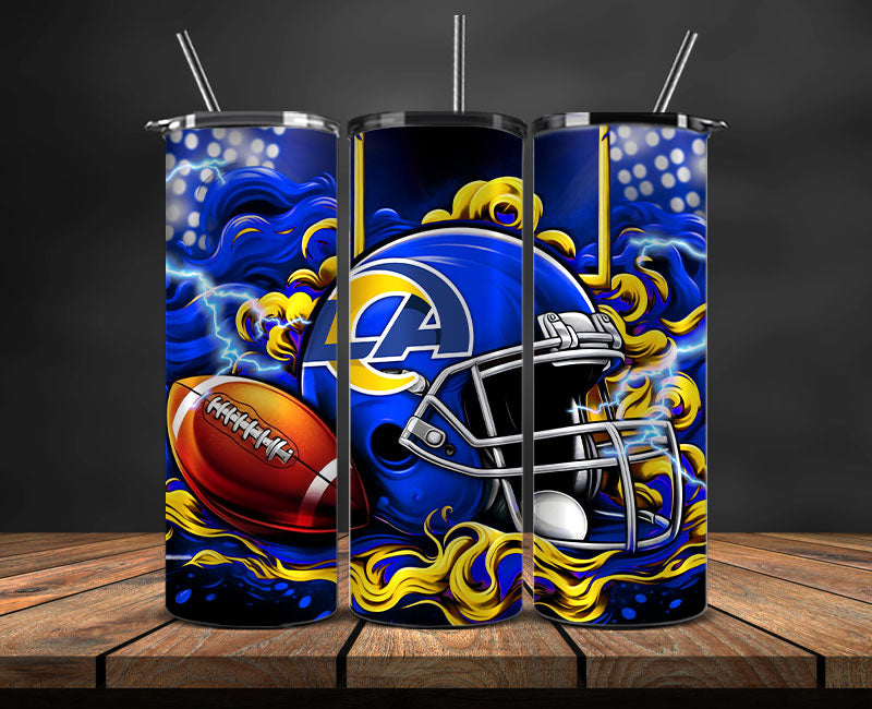 Los Angeles Rams Tumbler Wraps,NFL Tumbler By AI, AI Tumbler Design 19