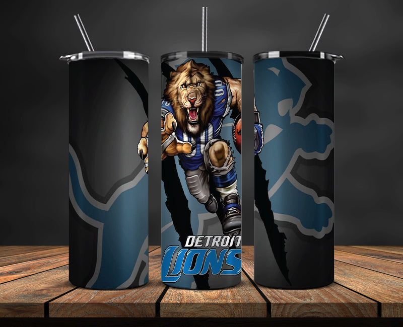 Detroit Lions Tumbler 20oz ,Football Tumbler 20oz LUS- 01
