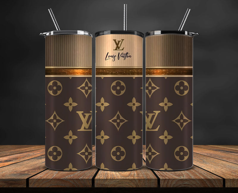 LV Tumbler Wrap, Lv Tumbler Png, Lv Logo, Luxury Tumbler Wraps, Logo Fashion Design 01