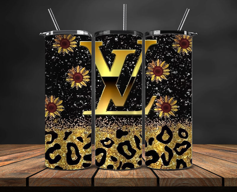 LV Tumbler Wrap, Lv Tumbler Png, Lv Logo , Luxury Tumbler Wraps, Logo Fashion Design 20