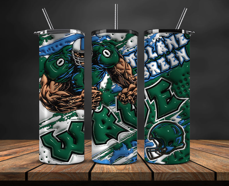 Football Mascot Colleges 3D Tumbler Skinny , Football Tumbler Png ,Nfl Png 20