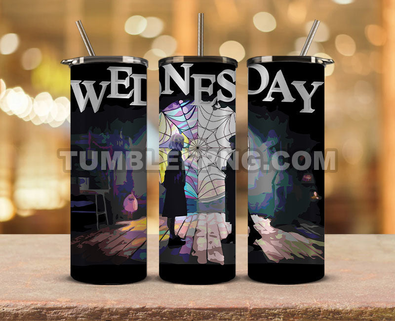 Wed nesday Tumble Wrap , Sublimation wrap, Wed nesday 20oz wrap, Trending Tumbler Wrap 10