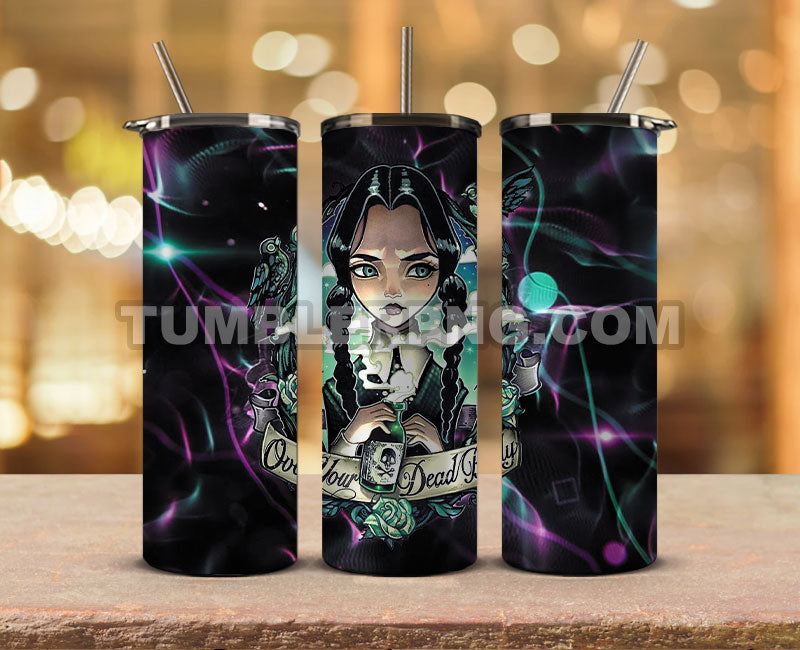Wed nesday Tumble Wrap , Sublimation wrap, Wed nesday 20oz wrap, Trending Tumbler Wrap 01