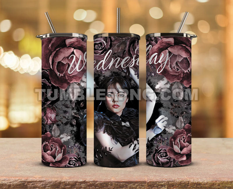 Wed nesday Tumble Wrap , Sublimation wrap, Wed nesday 20oz wrap, Trending Tumbler Wrap 04