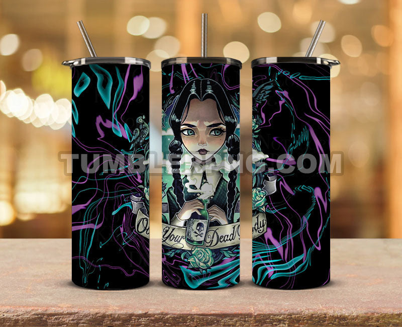 Wed nesday Tumble Wrap , Sublimation wrap, Wed nesday 20oz wrap, Trending Tumbler Wrap 05