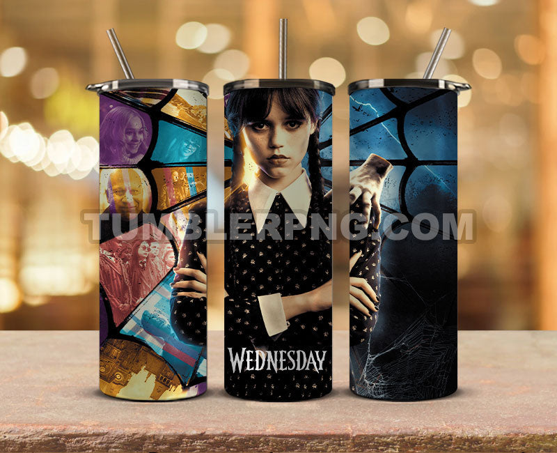 Wed nesday Tumble Wrap , Sublimation wrap, Wed nesday 20oz wrap, Trending Tumbler Wrap 08