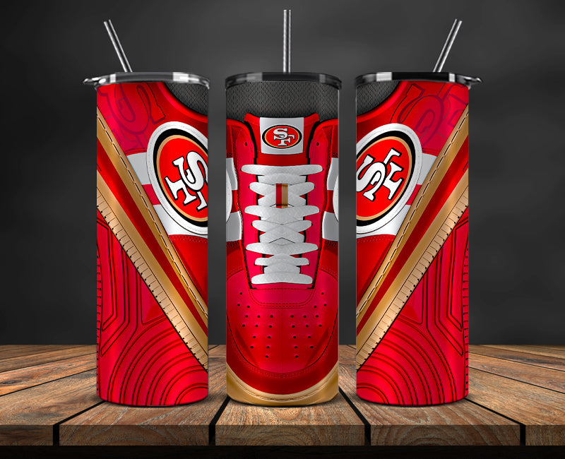 San Francisco 49ers Tumbler Wrap, NFL Sneaker Tumbler Wrap 21