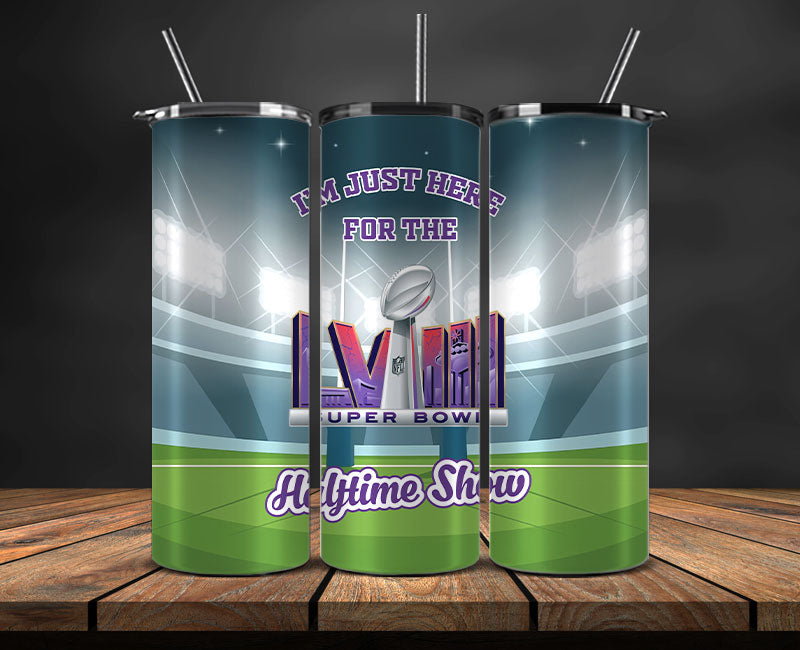 Kansas City Chiefs Vs San Francisco 49ers Super Bowl Tumbler Png, Super Bowl 2024 Tumbler Wrap 45