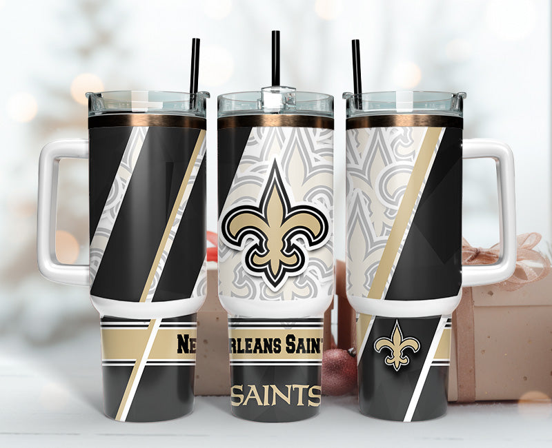 New Orleans Saints 40oz Tumbler,NFL Tumbler 40oz , 40oz Tumbler Sublimation Png , 40oz Tumbler Wrap 88