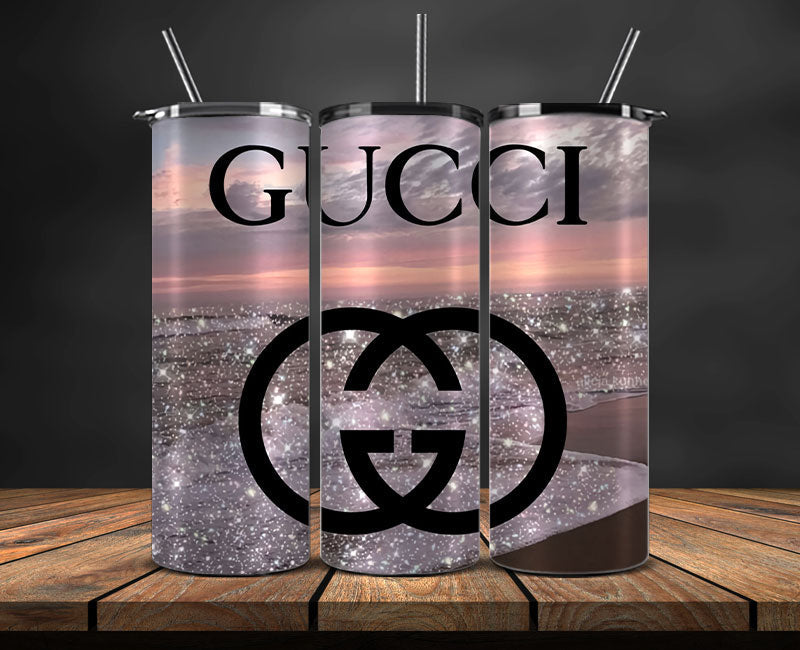 Gucci Tumbler Wrap, Gucci Tumbler Png, Gucci Logo , Luxury Tumbler Wraps, Logo Fashion Design 22