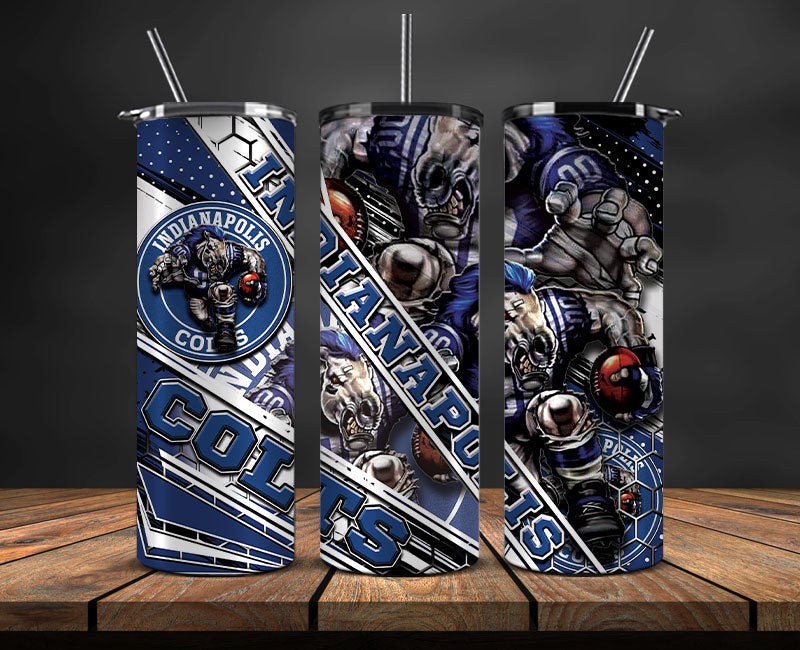 Colts Football Tumbler 20oz ,Football Tumbler 20oz ,Sport Tumbler 20oz LUD- 23