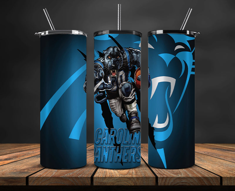 Panthers Tumbler Wrap ,Football Wraps 24