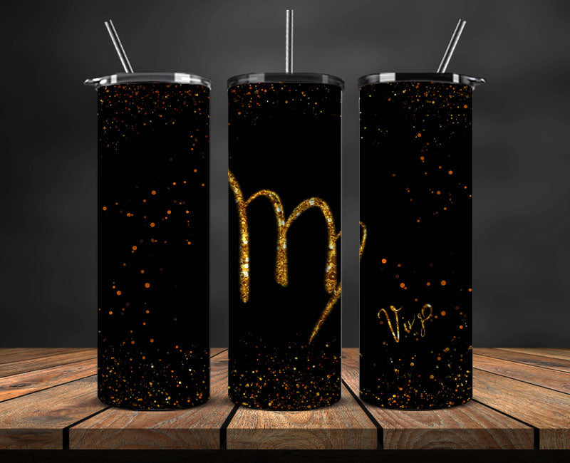 Zodiac Skinny Tumbler , Zodiac Tumbler Wrap Template 24