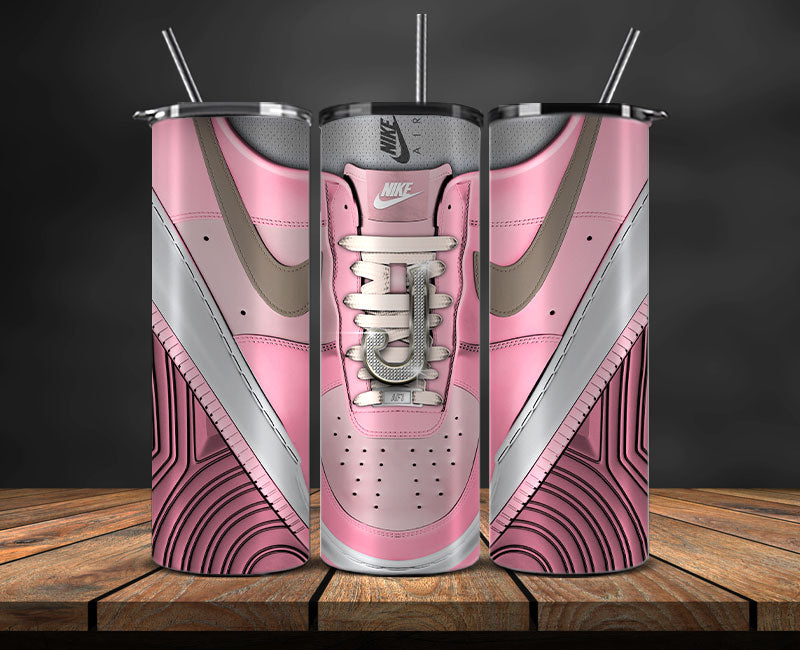 Alphabet Sneaker Tumbler Wrap ,Pink Diamond Sneaker Tumbler Wrap 24