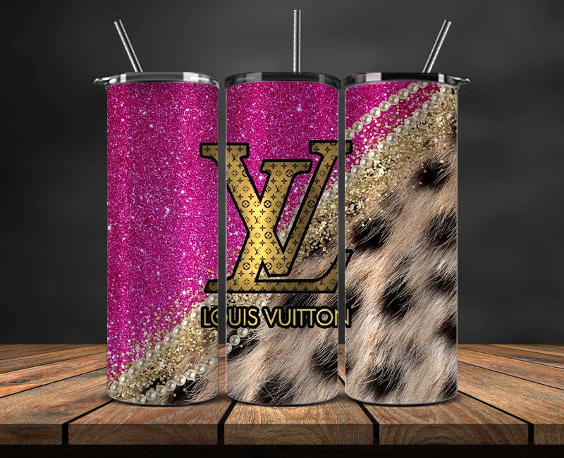 LV Tumbler Wrap, Lv Tumbler Png, Lv Logo , Luxury Tumbler Wraps, Logo Fashion Design 24