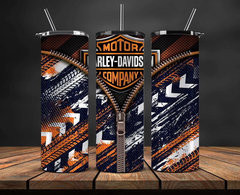 Harley Davidson Tumbler 20oz, Motor Harley Tumbler, Moto Tumbler 20oz 24