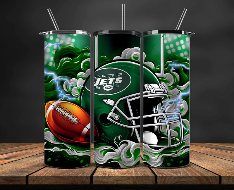 New York Jets Tumbler Wraps,NFL Tumbler By AI, AI Tumbler Design 25