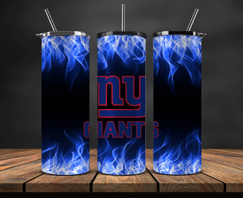 NY Giants Tumbler Wrap ,Tumbler 20oz with fire effect 25