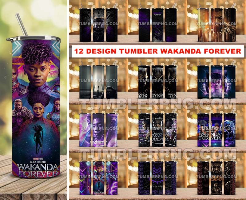 Bundle Black Panther Tumbler Wraps PNG, Black Panther Print, Black Panther Sublimation, Black Panther Wakanda Forever Png,Wakanda Forever wrap png , Tumbler Wrap Bundle Designs, ,Marvel Heroes Tumbler Skinny 25