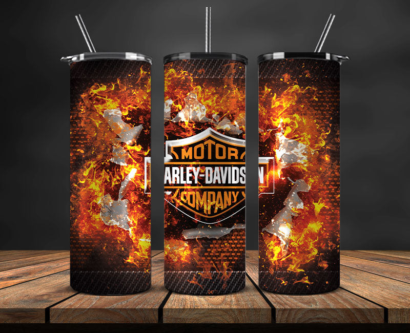 Harley Davidson Tumbler 20oz, Motor Harley Tumbler, Moto Tumbler 20oz 25