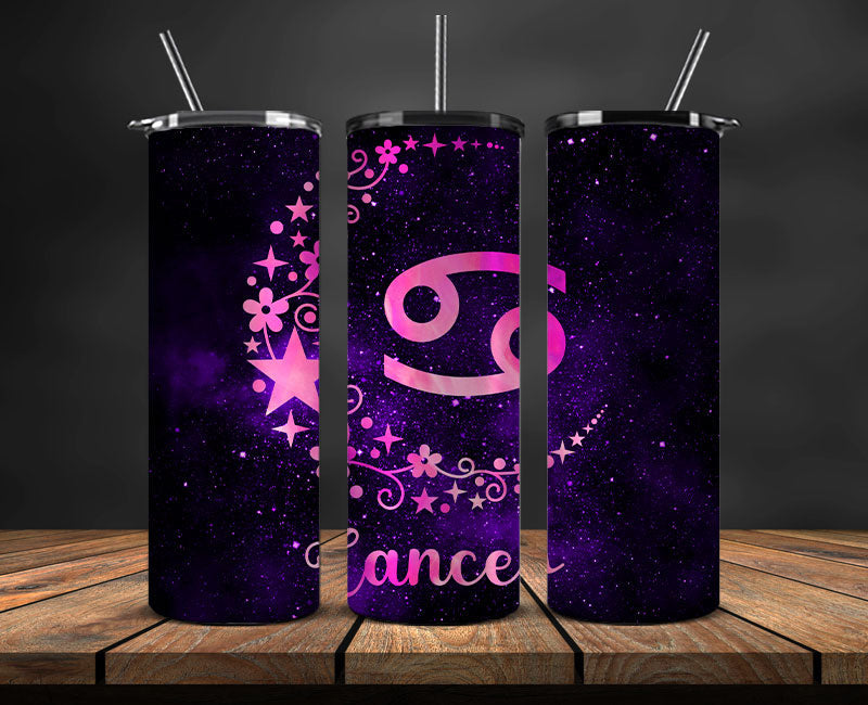 Zodiac Skinny Tumbler , Zodiac Tumbler Wrap Template 26