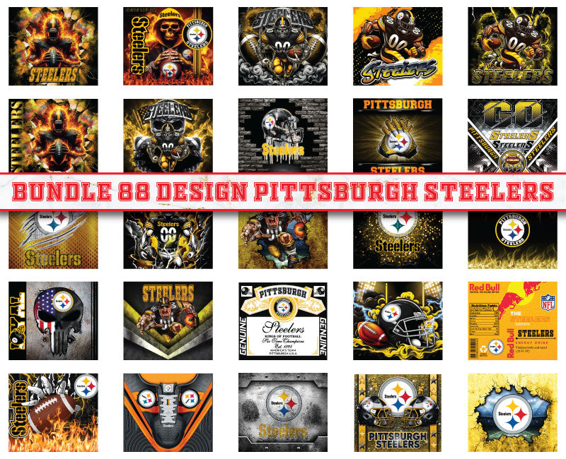 Pittsburgh Steelers Tumbler Wrap , Football Tumbler Png ,32 Team Sport png 27