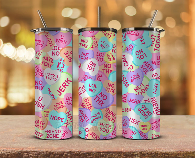 Valentine Tumbler PNG, Valentines Day Tumbler Wrap PNG , Valentine Tumbler 28