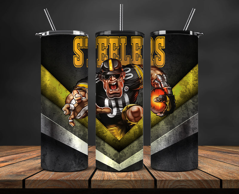 Pittsburgh Steelers Tumbler,Steelers Logo Tumbler 20oz ,NFL Season 2023 LUF- 28