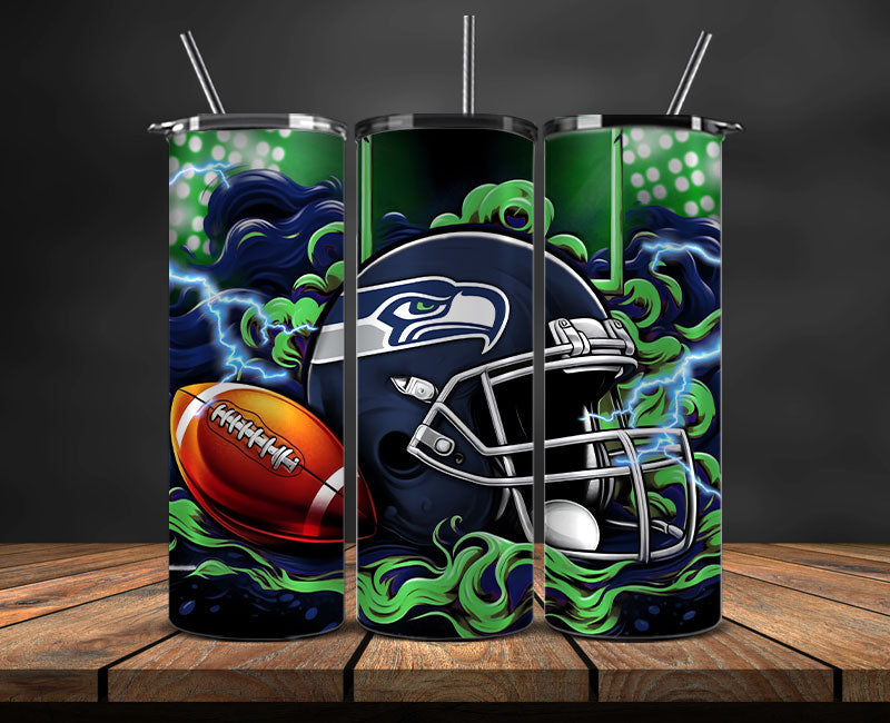 Seattle Seahawks Tumbler Wraps,NFL Tumbler By AI, AI Tumbler Design 29