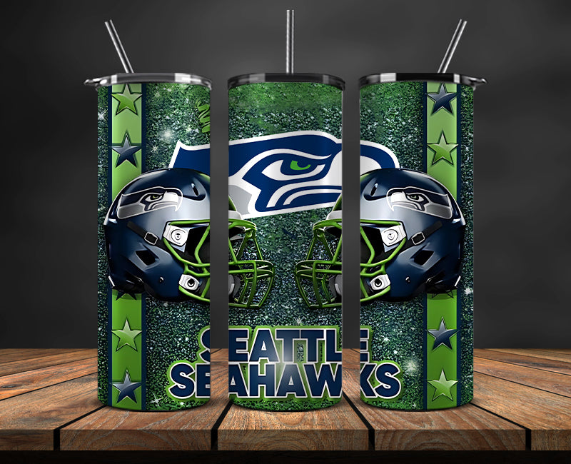 Seattle Seahawks Tumbler, Seahawks Tumbler 20oz ,NFL Football 20oz PUG- 29