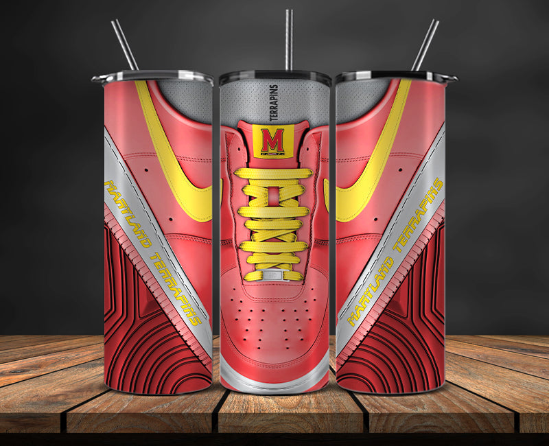 Maryland Terrapins Sneaker Tumbler Wrap , College Sneaker Tumbler Wrap 29