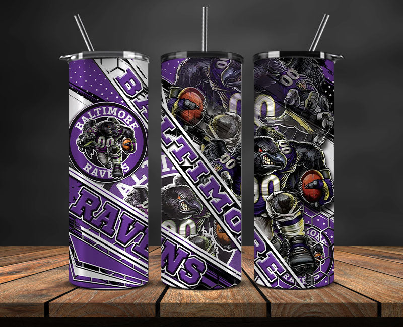Ravens Football Tumbler 20oz , Football Tumbler 20oz ,Sport Tumbler 20oz LUD- 02