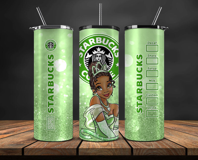 Princess Tumbler Wrap ,Princess Disney Funny Princess Tumbler Wrap , Princess Starbucks Tumbler Wrap, Disney Tumbler Wrap 02